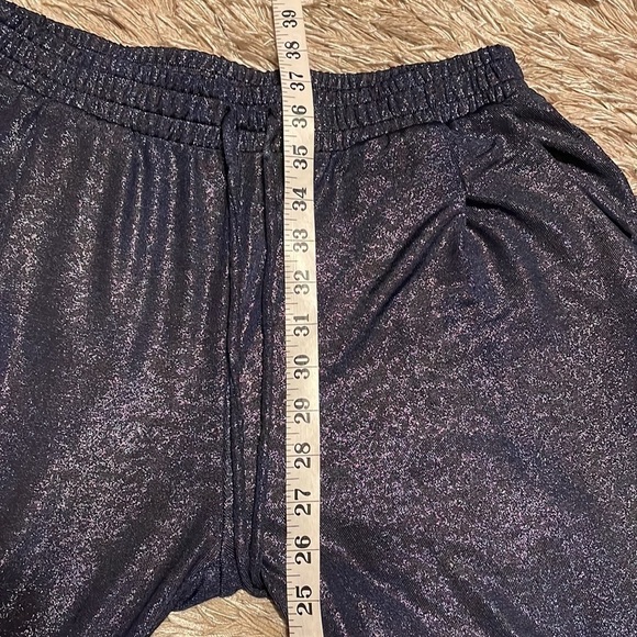 Jennifer Lopez Leopard Print Purple Hi Rise Straight Leg Sheer Pants Small - Picture 10 of 12